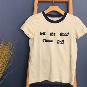 Madewell Ringer Tee | Let the Good Times Roll